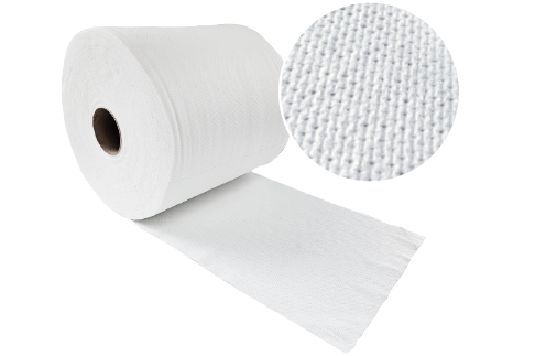 Poliertuchrolle mit Lochstruktur